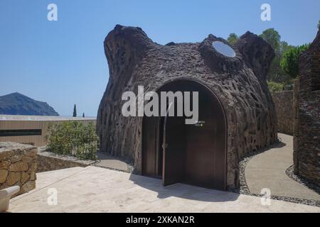 Exposition ADN El Bulli au musée du restaurant El Bulli 1846, Costa Brava, Catalogne Banque D'Images