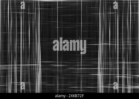 Motif noir et blanc de lignes graphiques abstraites pour un design sur l'arrière-plan de votre travail. Banque D'Images