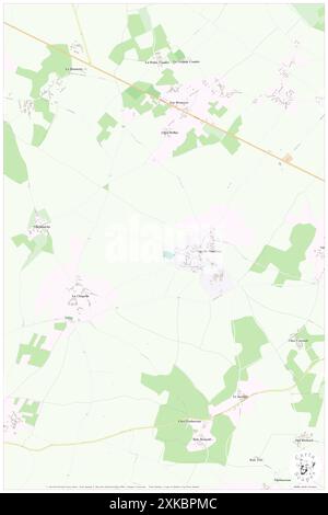 La Chapelle-Pouilloux, deux-Sèvres, FR, France, Nouvelle-Aquitaine, n 46 8' 17'', N 0 3' 17'', carte, Cartascapes carte publiée en 2024. Explorez Cartascapes, une carte qui révèle la diversité des paysages, des cultures et des écosystèmes de la Terre. Voyage à travers le temps et l'espace, découvrir l'interconnexion du passé, du présent et de l'avenir de notre planète. Banque D'Images