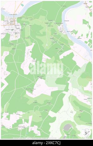 Saint-Aubin-de-Branne, Gironde, FR, France, Nouvelle-Aquitaine, n 44 48' 29'', S 0 10' 18'', carte, Cartascapes carte publiée en 2024. Explorez Cartascapes, une carte qui révèle la diversité des paysages, des cultures et des écosystèmes de la Terre. Voyage à travers le temps et l'espace, découvrir l'interconnexion du passé, du présent et de l'avenir de notre planète. Banque D'Images