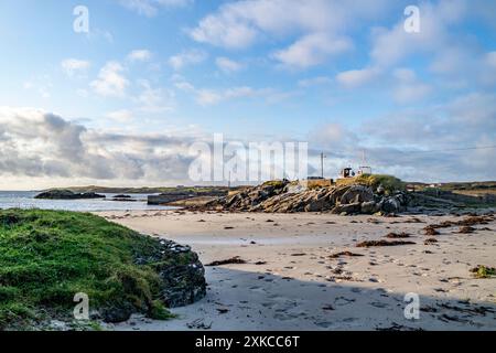 Le littoral du comté de Rosbeg Donegal, Irlande. Banque D'Images