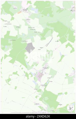 Saint-Martin-des-Fontaines, Vendée, FR, France, pays de la Loire, N 46 32' 26'', S 0 54' 13'', carte, Carthascapes carte publiée en 2024. Explorez Cartascapes, une carte qui révèle la diversité des paysages, des cultures et des écosystèmes de la Terre. Voyage à travers le temps et l'espace, découvrir l'interconnexion du passé, du présent et de l'avenir de notre planète. Banque D'Images