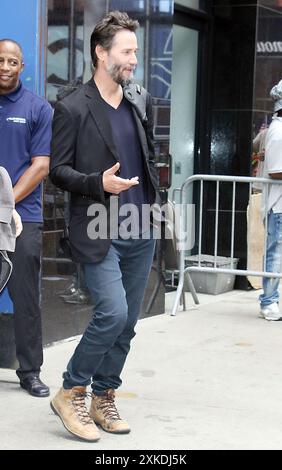 New York, NY, États-Unis. 22 juillet 2024. Keanu Reeves vu aux studios ABC de New York le 22 juillet 2024. Crédit : RW/Media Punch/Alamy Live News Banque D'Images