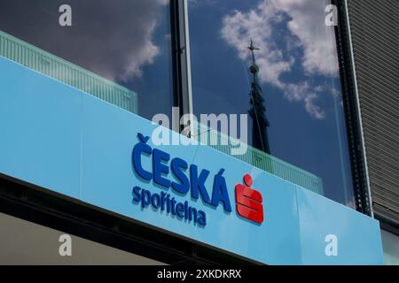 Ceska Sporitelna logo Brand, ERSTE Group Bank République tchèque Europe Banque D'Images
