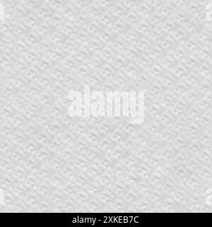 Texture de photo 4K sans couture de papier de serviette à motifs de couleur blanche. Banque D'Images