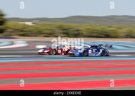 INTERNATIONAL GT OPEN 2024 au Castellet, FRANCE, 21/07/2024 Florent 'MrCrash' B. Banque D'Images