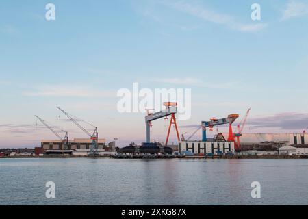 Port de Kiel, Allemagne, Schleswig-Holstein, Kiel Banque D'Images