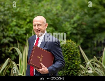 Londres, Royaume-Uni. 23 juillet 2024. John Healey, secrétaire à la Défense, arrive à une réunion du cabinet au 10 Downing Street London. Crédit : Ian Davidson/Alamy Live News Banque D'Images