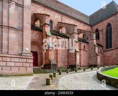 Cathédrale Saint-Die à Saint-Die-des-Vosges, commune du département des Vosges, Grand est, nord-est de la France Banque D'Images