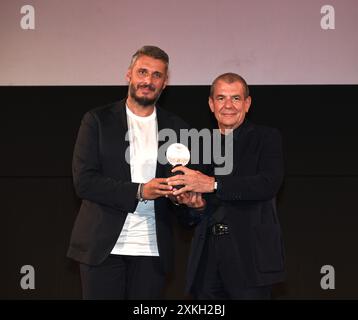 Taormina, Italie TAOMODA 2024 Prix Tao dans la photo:Prix Marzio Nocera Tao Banque D'Images