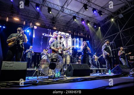 22 juillet 2024, Seravezza, Seravezza, Italie : le groupe musical britannique Incognito en concert au festival de blues de Seravezza. (Crédit image : © Stefano dalle Luche/Pacific Press via ZUMA Press Wire) USAGE ÉDITORIAL SEULEMENT! Non destiné à UN USAGE commercial ! Banque D'Images