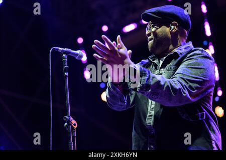 22 juillet 2024, Seravezza, Seravezza, Italie : le groupe musical britannique Incognito en concert au festival de blues de Seravezza. (Crédit image : © Stefano dalle Luche/Pacific Press via ZUMA Press Wire) USAGE ÉDITORIAL SEULEMENT! Non destiné à UN USAGE commercial ! Banque D'Images