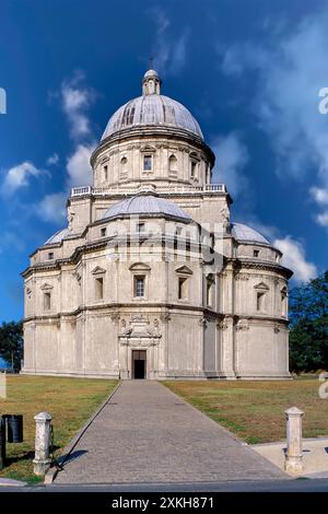 Italie Ombrie Église Todi Santa Maria della Consolazione Banque D'Images