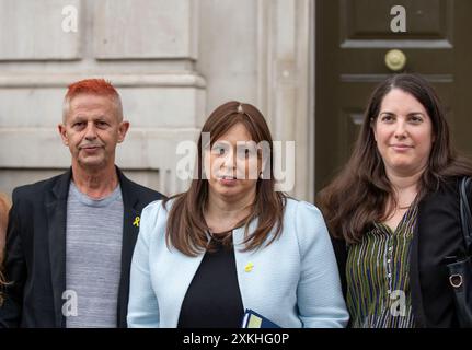 Londres, Royaume-Uni. 23 juillet 2024. L'ambassadeur d'Israël Tzipi Hotovely assiste au bureau du cabinet 70 Whitehall pour la réunion crédit : Richard Lincoln/Alamy Live News Banque D'Images