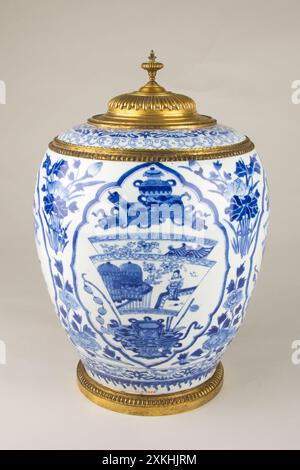 Objet dynastie Qing chinoise. Banque D'Images