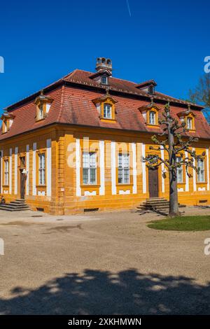 Vue du château de Seehof près de Bamberg en Bavière, Allemagne. Banque D'Images