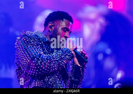 Milan, Italie. 27 mars 2024. Jason Derulo se produira au Mediolanum Forum Assago à Milan, en Italie, le 27 mars 2024. (Photo de Roberto Finizio/NurPhoto) crédit : NurPhoto SRL/Alamy Live News Banque D'Images