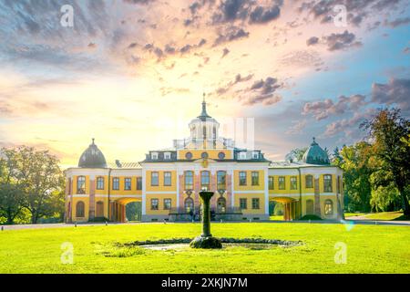 Palace Weimar, Belvédère, Allemagne Banque D'Images