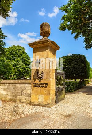 Slaughters Manor House, Lower Slaughter Cotswold Village. Banque D'Images