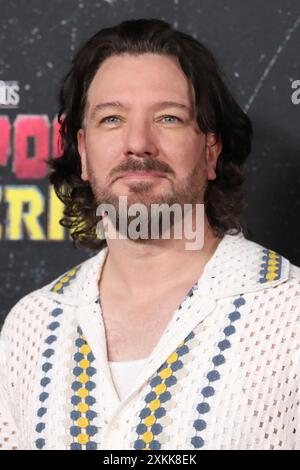 New York, New York, États-Unis. 22 juillet 2024. JC Chasez assiste à la première mondiale de « Deadpool & Wolverine » au David H. Koch Theater de New York. Crédit : Greg Allen/Alamy Live News. Banque D'Images