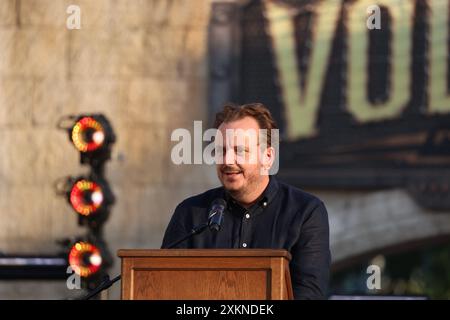 Rouille, Deutschland 19. Juillet 2024 : Kroatisches Sommerfest im Europa Park Rust - 2024 Im Bild : Michael Mack Europa Park Baden Württemberg *** Rust, Allemagne 19 juillet 2024 Festival d'été croate à Europa Park Rust 2024 dans l'image Michael Mack Europa Park Baden Württemberg Copyright : xFotostandx/xHettichx Banque D'Images