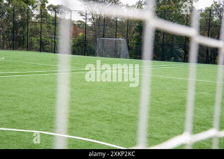 terrain de football astro turf Banque D'Images
