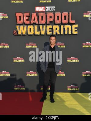 Milan, Photocall film preview 'Deadpool and Wolverine' à Bagni Misteriosi - Francesco Venditti crédit : Independent photo Agency Srl/Alamy Live News Banque D'Images