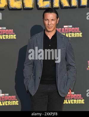 Milan, Photocall film preview 'Deadpool and Wolverine' à Bagni Misteriosi - Francesco Venditti crédit : Independent photo Agency Srl/Alamy Live News Banque D'Images