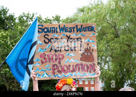 Manifestation sur l'eau du Sud-Ouest, Peninsula Business Park, Exeter U. K le 24 juillet 2024 Banque D'Images