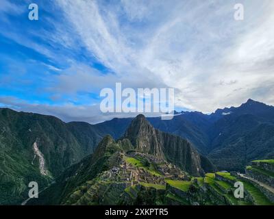 Machu Picchu, Inka Trail, Cusco, Pérou Banque D'Images