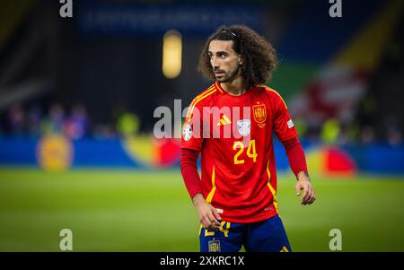 Berlin, Allemagne. 14 juillet 2024. Cucurella (ESP) Espagne - Angleterre Espagnol - Angleterre 14.07.2024 Copyright (nur für journalistische Zwecke) par : Morit Banque D'Images