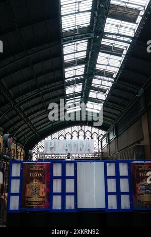 Séville, Espagne. 5 février 2024 Platea Odéon, espace culturel à l’étage supérieur du C.C.Plaza de Armas Banque D'Images