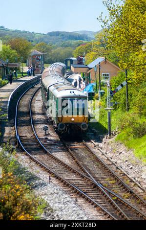 Station Harmans Cross sur le chemin de fer Swanage Banque D'Images