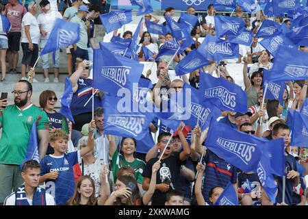 Marseille, France. 24 juillet 2024. Jeu olympique Paris 2024, Marseille, France, le 2024 juillet. Photo de Patrick Aventurier/ABACAPRESS. COM Credit : Abaca Press/Alamy Live News Banque D'Images
