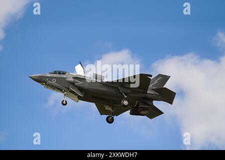 Royal Air Force Lockheed Martin F-35B Lightning expose au Royal International Air Tattoo 2024 à la RAF Fairford. Banque D'Images