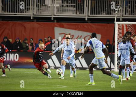 Toronto (Ontario), le 3 mars 2024, N. Firmino #30 d'Atlanta en action lors d'un match de soccer de la Ligue majeure entre Toronto FC vs Atlanta United au BMO Field. Banque D'Images