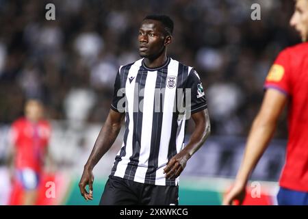 Thessalonique, Grèce. 24 juillet 2024. Mady Camara de PAOK lors d'un match de la Ligue des Champions 2nd Qualifying Round entre PAOK FC et Borac Banja Luka. (Crédit image : © Giannis Papanikos/ZUMA Press Wire) USAGE ÉDITORIAL SEULEMENT! Non destiné à UN USAGE commercial ! Banque D'Images