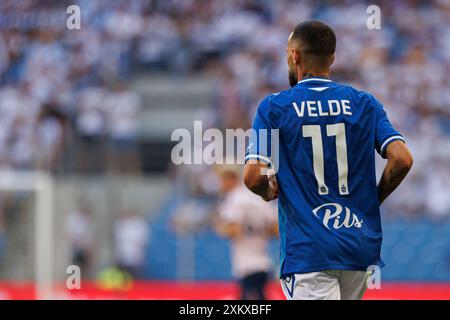 Kristoffer Velde pendant le match PKO BP Ekstraklasa entre les équipes de Lech Poznan et Gornik Zabrze au stade Enea, Poznan, Pologne (Maciej Rogowski) Banque D'Images