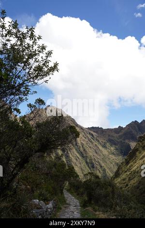 Inka Trail, Cusco, Pérou Banque D'Images