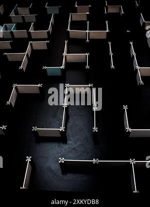 La vision perspective, marketing, stratégie, recherche de solutions concept Banque D'Images