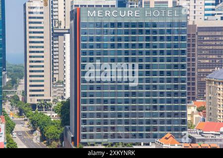 Hôtel Mercure dans le quartier de Chinatown. Singapour. Banque D'Images