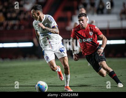 GO - GOIANIA - 07/24/2024 - BRÉSILIEN A 2024, ATLETICO-GO x BAHIA - joueur de BAHIA lors d'un match contre Atletico-GO au stade Antonio Accioly pour le championnat brésilien A 2024. Photo : Isabela Azine/AGIF Banque D'Images