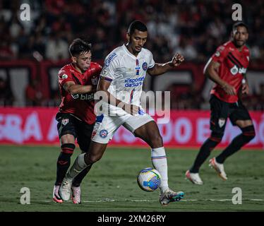 GO - GOIANIA - 07/24/2024 - BRÉSILIEN A 2024, ATLETICO-GO x BAHIA - Rezende Bahia joueur lors d'un match contre Atletico-GO au stade Antonio Accioly pour le championnat brésilien A 2024. Photo : Isabela Azine/AGIF (photo Isabela Azine/AGIF/SIPA USA) Banque D'Images