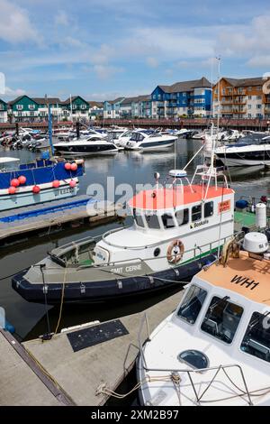 Port d'Exmouth, Devon Banque D'Images