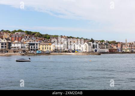 Swanage, Dorset, Royaume-Uni, Angleterre, Swanage Bay, Swanage Town, Swanage UK, Swanage Dorset, front de mer, Swanage Seafront, côte, littoral, littoral, ville, mer Banque D'Images