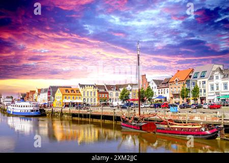 Husum, Schleswig Holstein, allemagne Banque D'Images