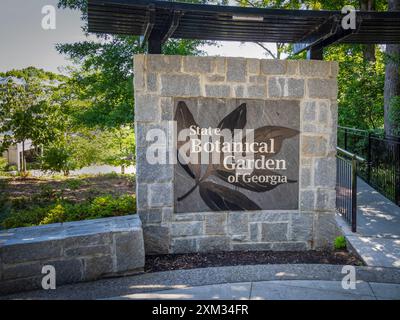 Jardin botanique d'État de Géorgie, qui fait partie de l'Université de Géorgie à Athènes, GA États-Unis Banque D'Images