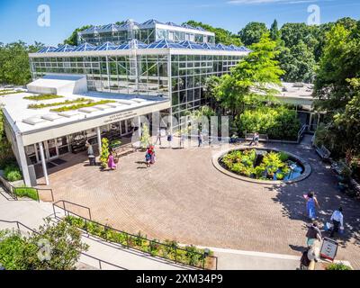 Jardin botanique d'État de Géorgie, qui fait partie de l'Université de Géorgie à Athènes, GA États-Unis Banque D'Images