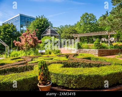 Jardin botanique d'État de Géorgie, qui fait partie de l'Université de Géorgie à Athènes, GA États-Unis Banque D'Images