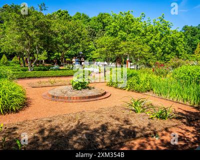 Jardin botanique d'État de Géorgie, qui fait partie de l'Université de Géorgie à Athènes, GA États-Unis Banque D'Images